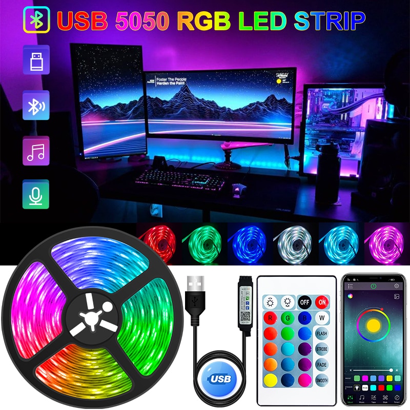 LED Ʈ Ʈ USB  RGB 5V  LED ..